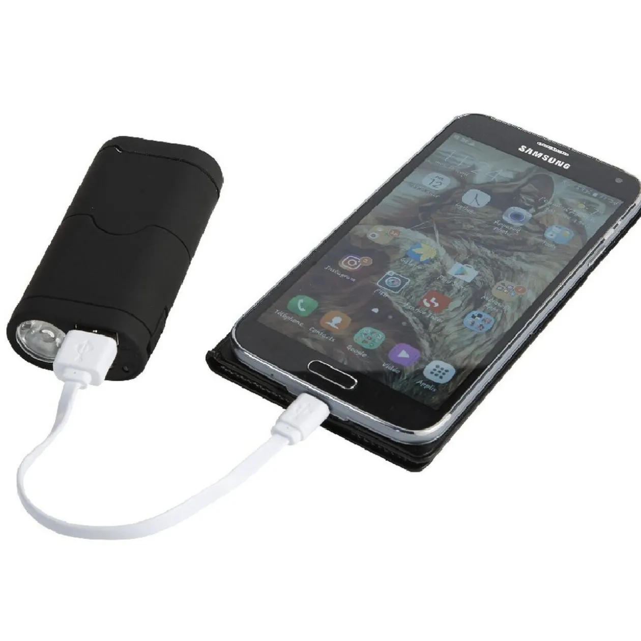 Briquet multifonction noir Homday