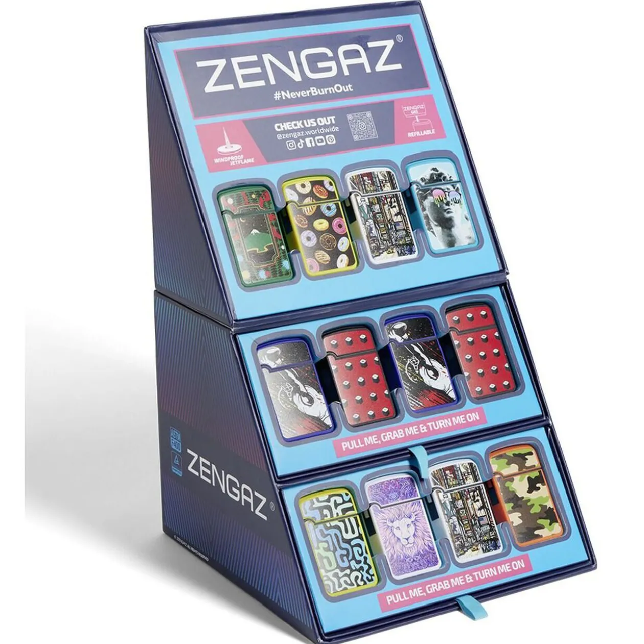 Briquet tempête Jetflame rechargeable