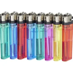 Briquets à pierre jetables x8