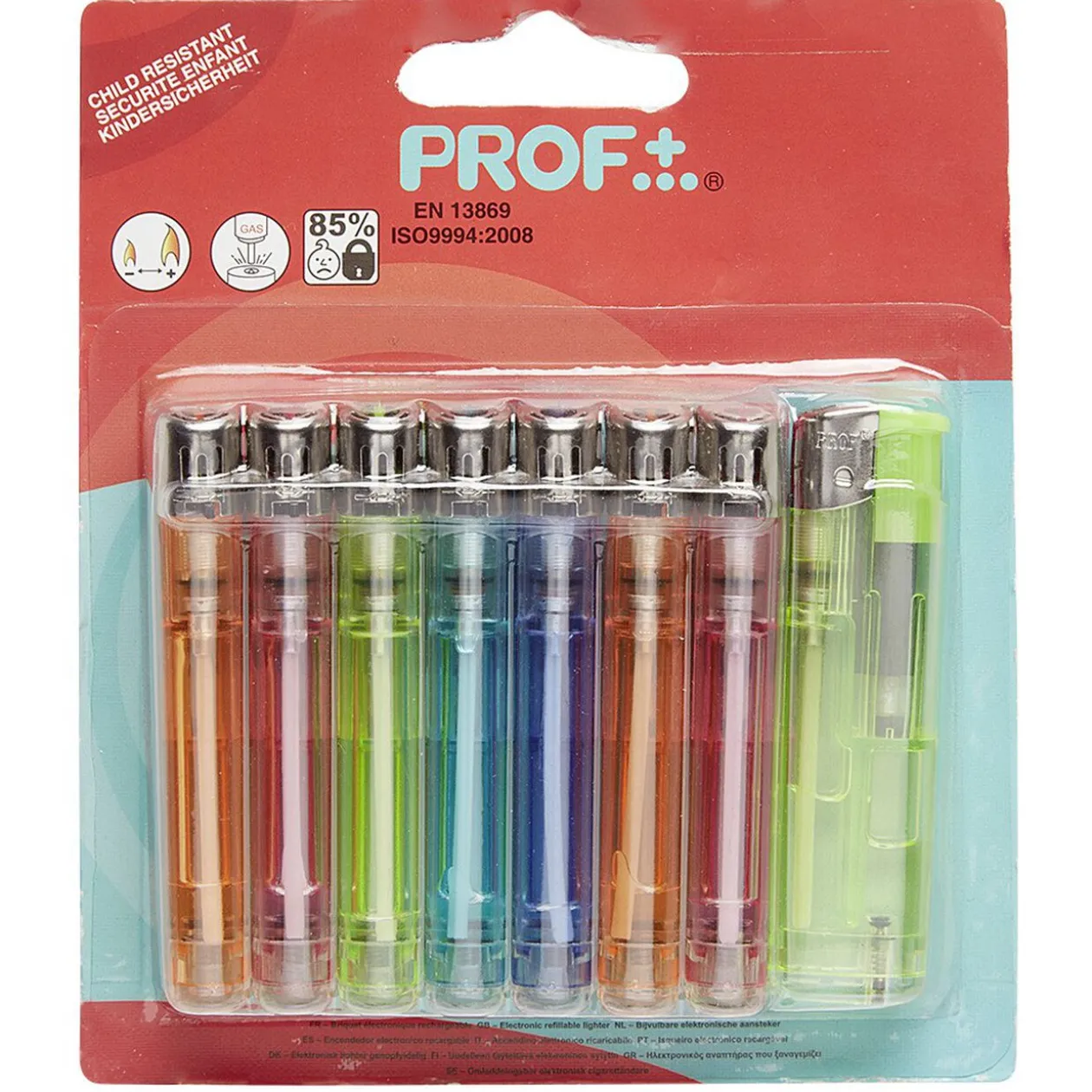 Briquets électronique jetables x8