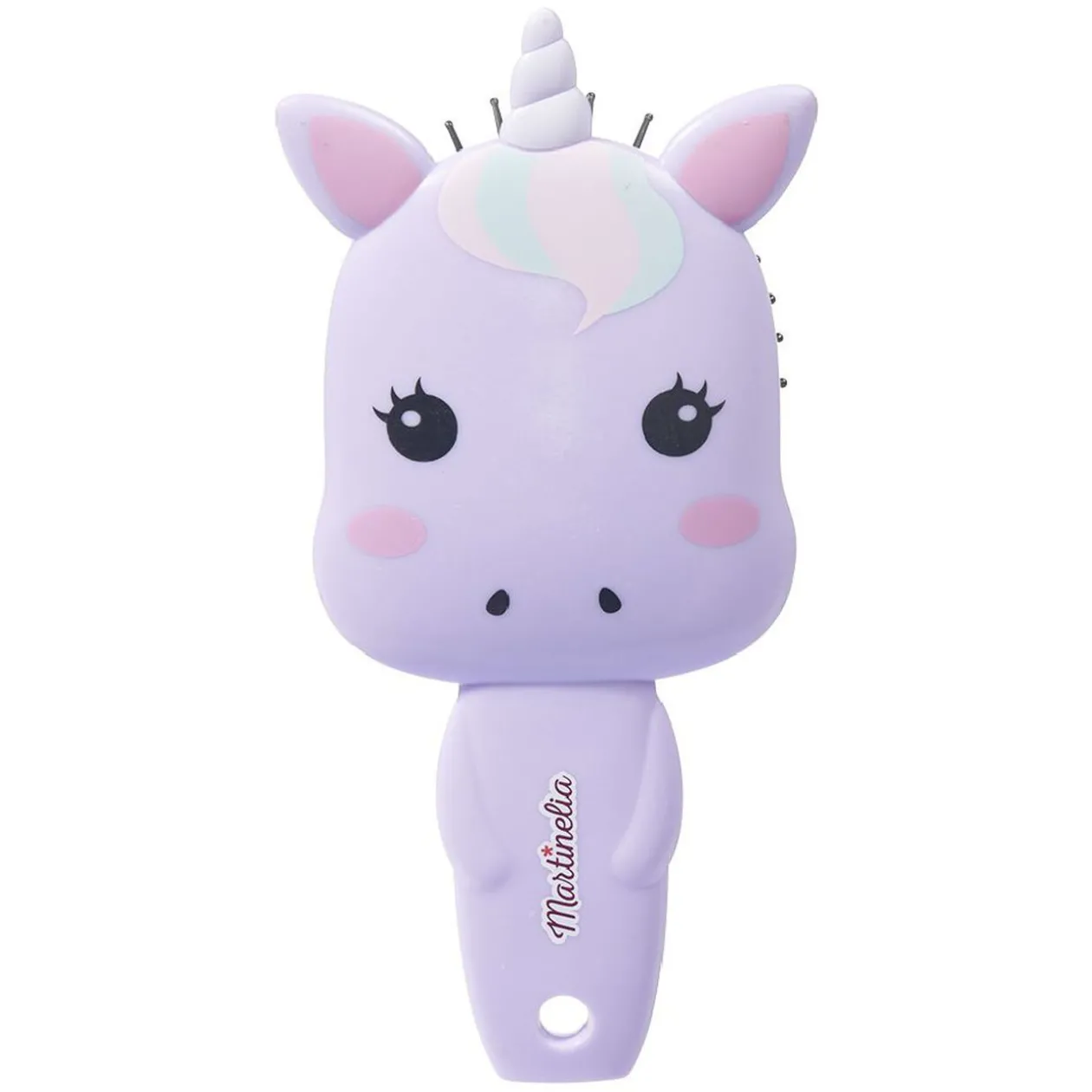 Brosse à cheveux enfant Martinelia forme licorne