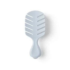 Brosse à cheveux format mini en plastique 3 coloris