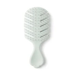 Brosse à cheveux format mini en plastique 3 coloris