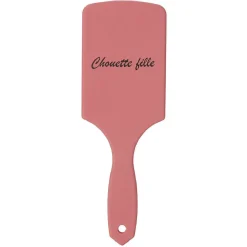 Brosse à cheveux plate rose doré noir ou blanc