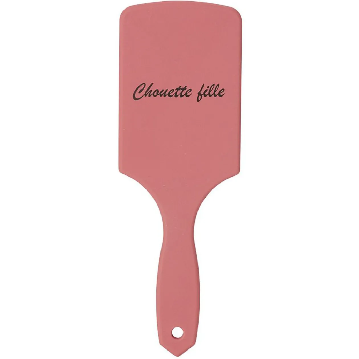 Brosse à cheveux plate rose doré noir ou blanc