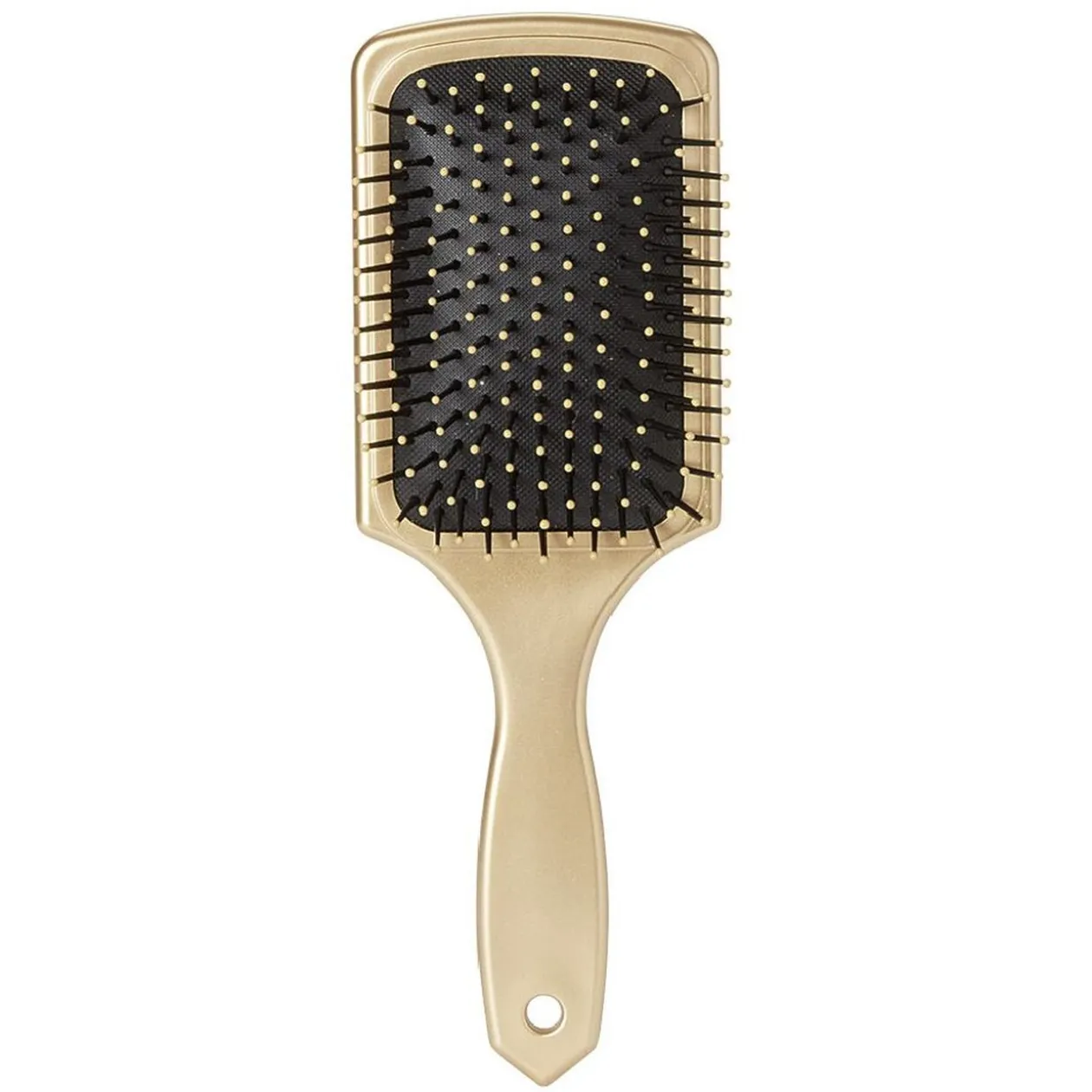 Brosse à cheveux plate rose doré noir ou blanc