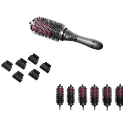 Brosse à cheveux spécial brushing 6 rouleaux céramique