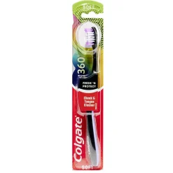 Brosse à dents Colgate 360° Fresh&Protect poils souples
