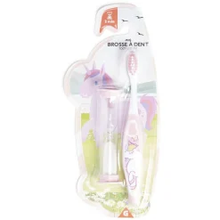 Brosse à dents pour enfant avec sablier 2min - 2 modèles