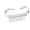 Brosse à ongles plastique transparent