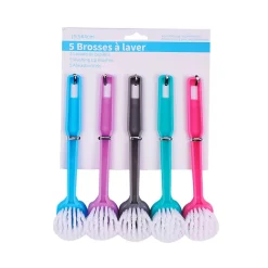 Brosse à vaisselle coloré x 5