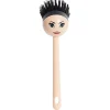 Brosse à vaisselle tête de poupée