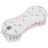 Brosse de nettoyage décorée 16x7x3,5cm rose