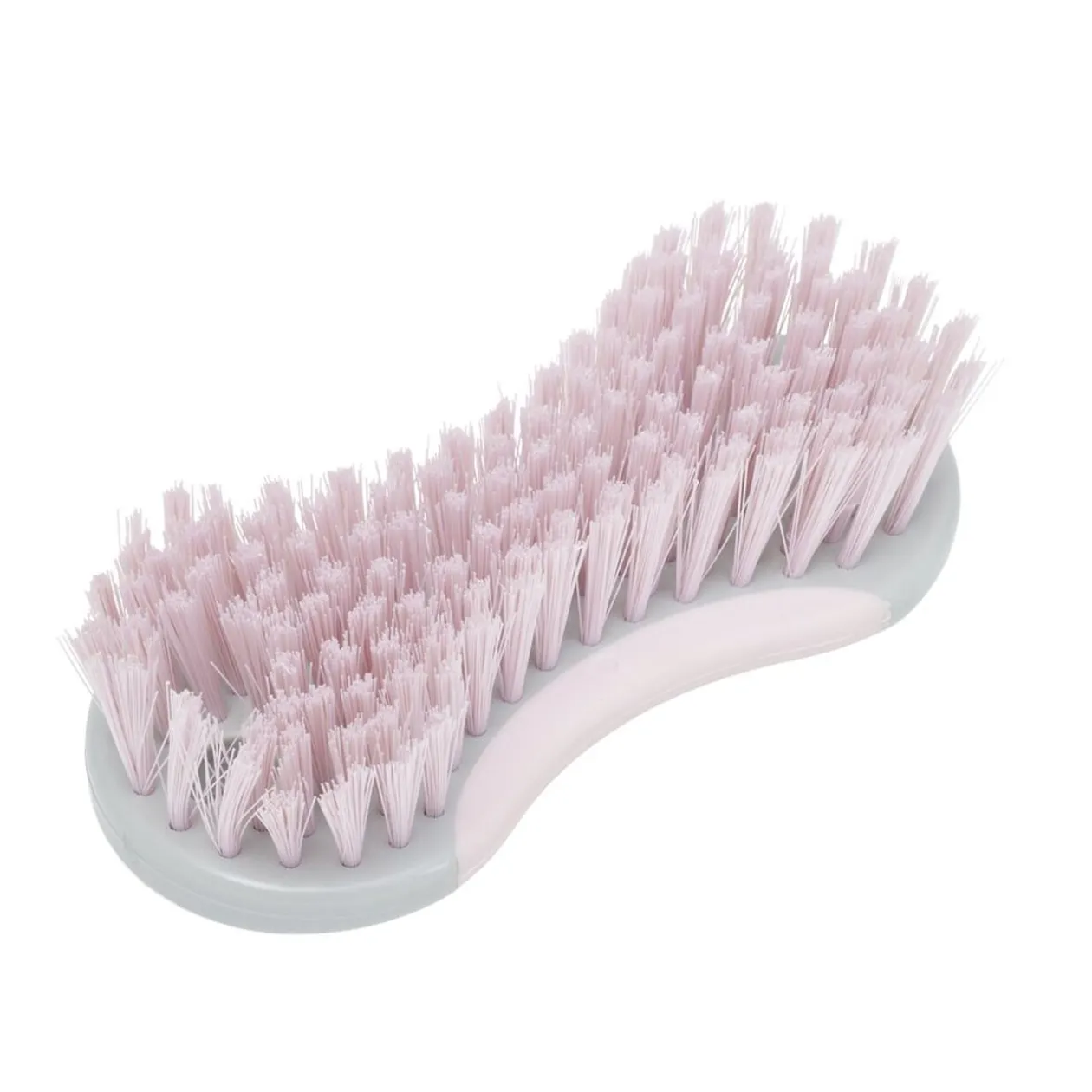 Brosse de nettoyage décorée 16x7x3,5cm rose