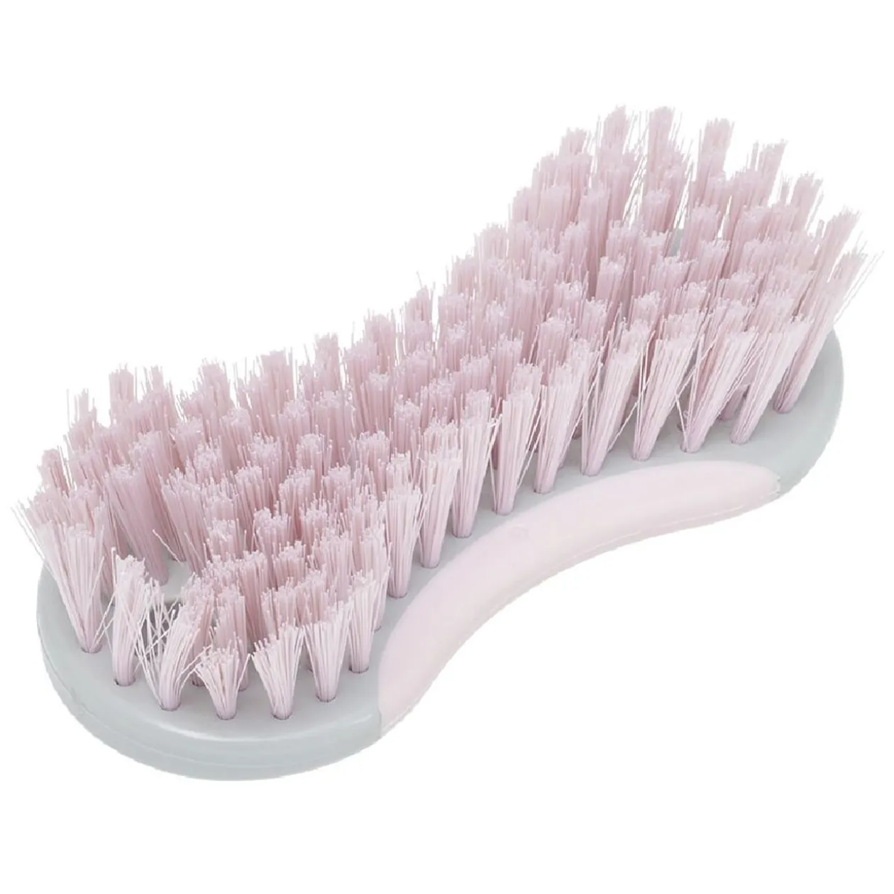 Brosse de nettoyage décorée 16x7x3,5cm rose