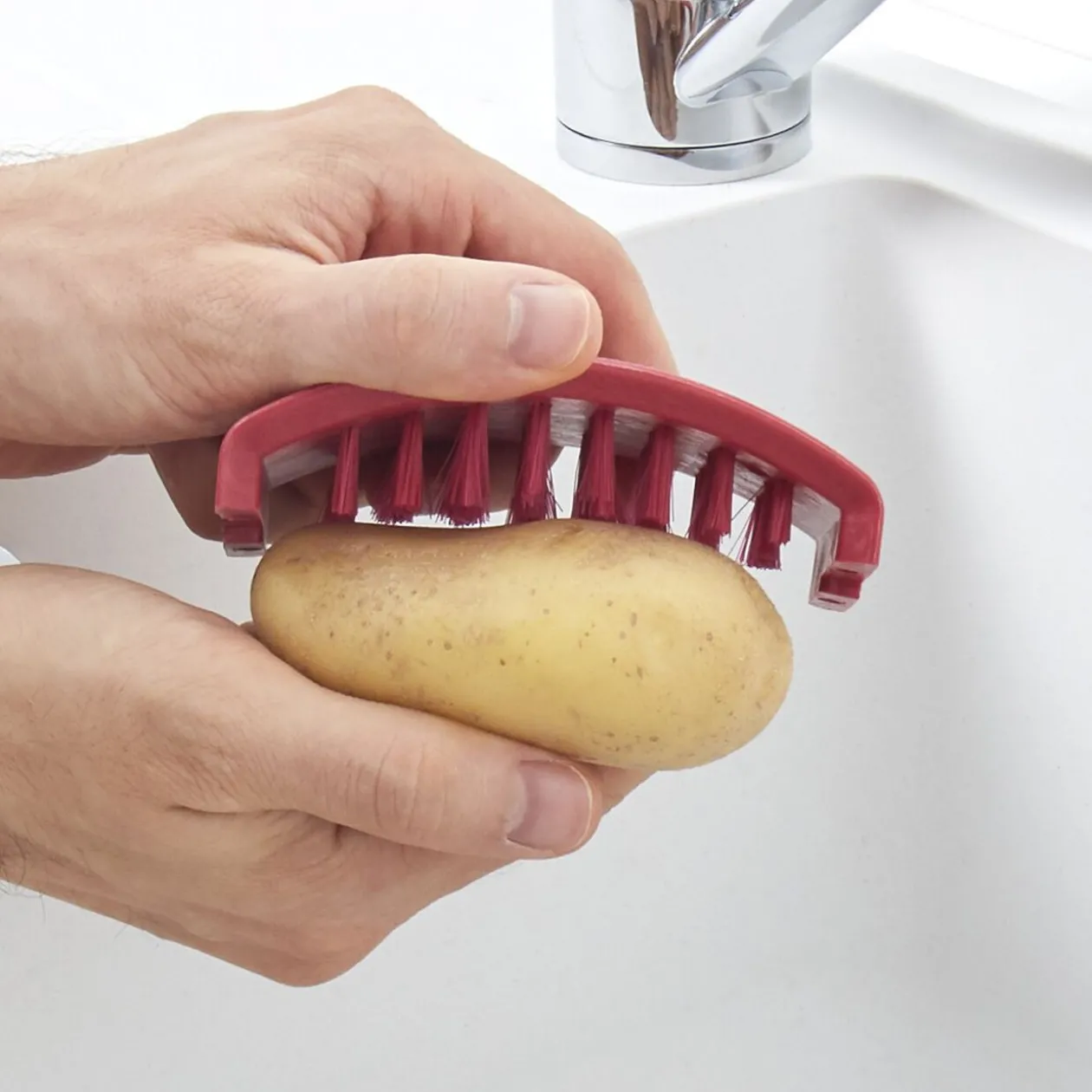 Brosse de nettoyage pour couverts légumes