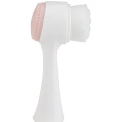 Brosse nettoyante visage blanche et rose