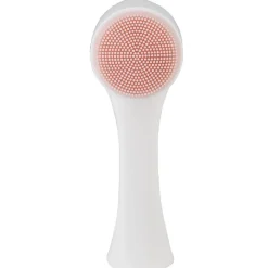 Brosse nettoyante visage blanche et rose