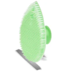 Brosse nettoyante visage en silicone et éponge