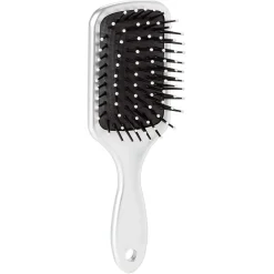 Brosse pneumatique rectangulaire picots perlés pvc gris