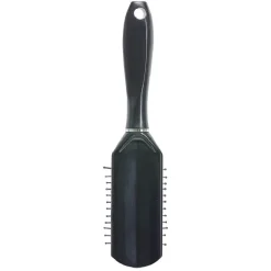 Brosse pneumatique rectangulaire picots perlés pvc noir