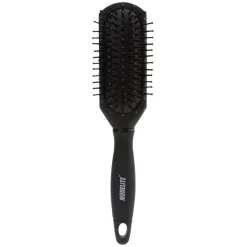 Brosse pneumatique rectangulaire picots perlés pvc noir