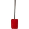 Brosse pour WC céramique rouge