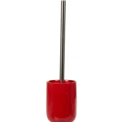 Brosse pour WC céramique rouge