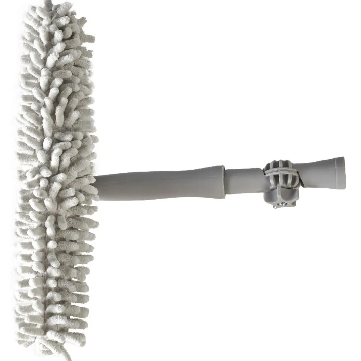 Brosse téléscopique Homclean embouts x3 gris et bleu