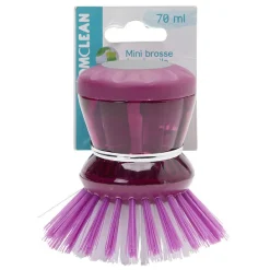 Brosse vaisselle avec réservoir en plastique