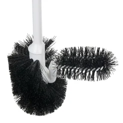 Brosse WC avec brossette intégrée et manche détachable