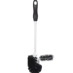 Brosse WC avec brossette intégrée et manche détachable