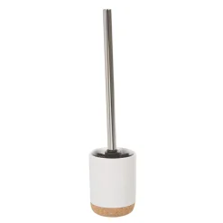 Brosse WC blanc naturel
