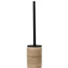 Brosse WC ciment beige noir