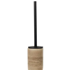 Brosse WC ciment beige noir