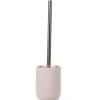 Brosse WC céramique rose