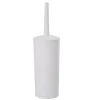 Brosse WC plastique blanc