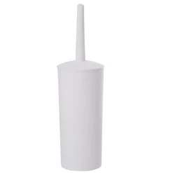 Brosse WC plastique blanc