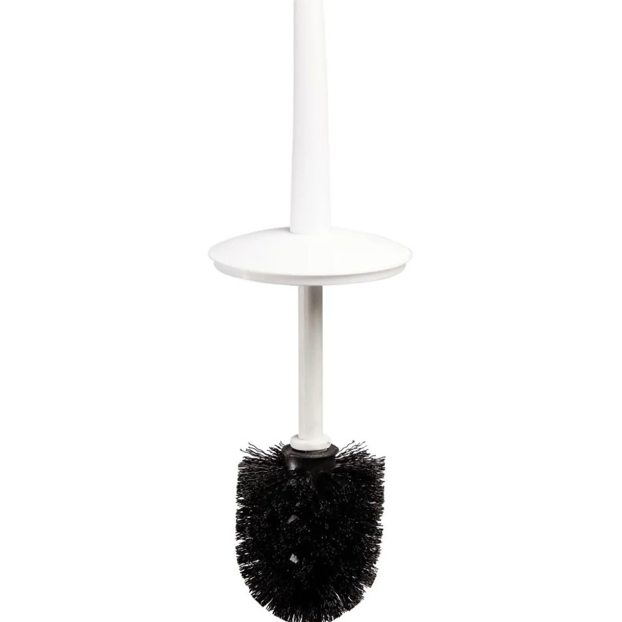 Brosse WC plastique blanc