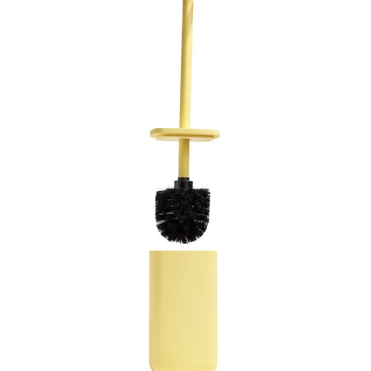 Brosse WC polyrésine jaune Sunflow Ø9,6xH35cm