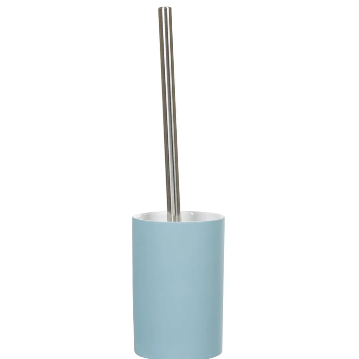 Brosse Wc Rubber céramique bleu