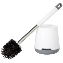 Brosse WC silicone avec socle récupérateur d'eau