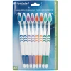 Brosses à dents x8 multicouleur