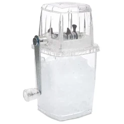 Broyeur à glaçon glace pilée acier inoxydable 15,5x11,5xH23,8cm