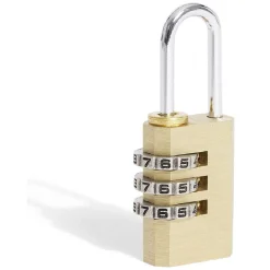 Cadenas à chiffres en laiton massif l.20 mm