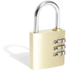 Cadenas à chiffres en laiton massif l.30 mm