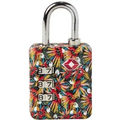 Cadenas combinaison 3 chiffres motif tropical L3,5cm