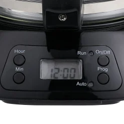 Cafetière programmable Homday noire 1,5L