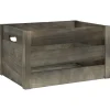 Caisse de rangement en bois Taille L