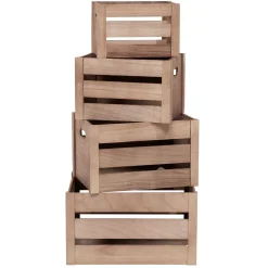 Caisse de rangement en bois Taille M